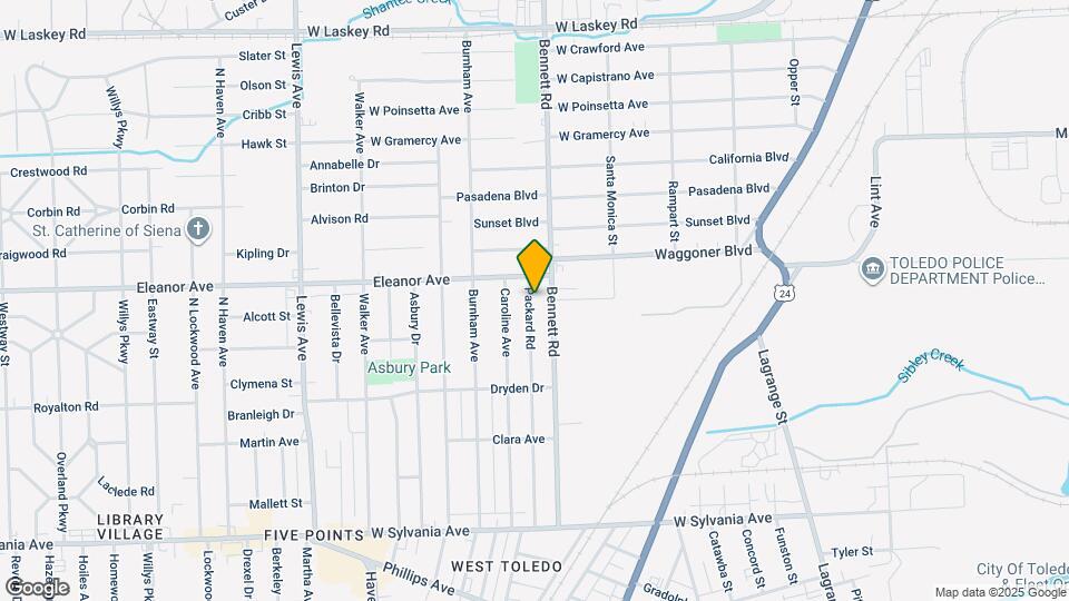 4434 Packard Rd Mapa y Detalles de la Ubicación