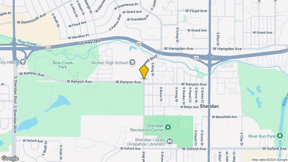 3680 S Lowell Blvd Map and Location Details