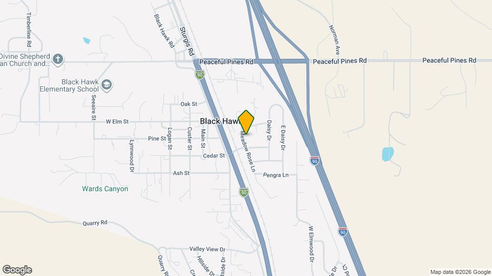 6900 Meadow Rose Ln Map and Location Details
