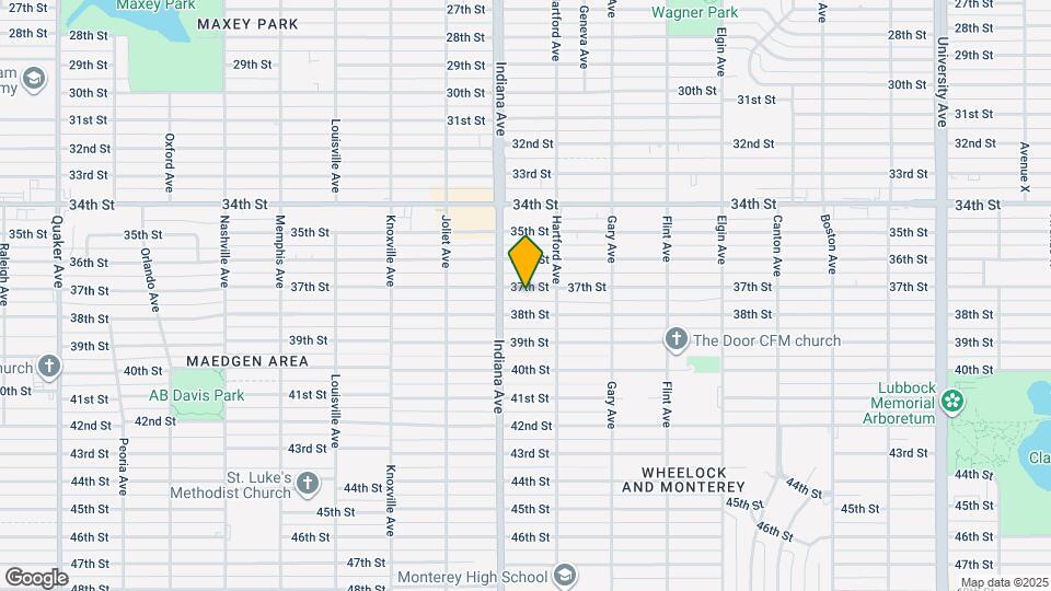 3311 37th St Map and Location Details
