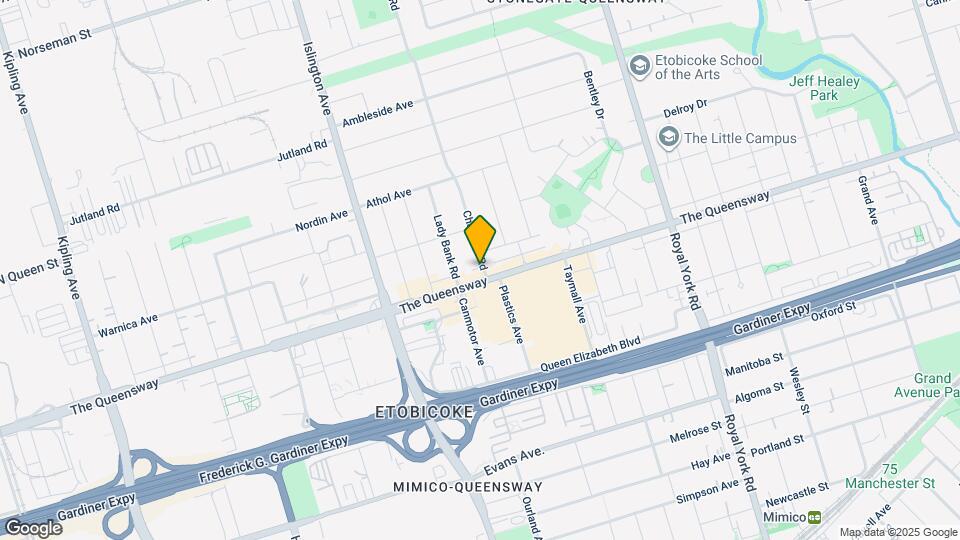 Kazmir Condos Map and Location Details