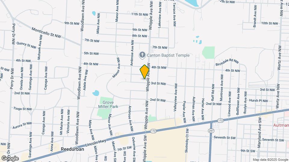 303 Whipple Ave NW Map and Location Details