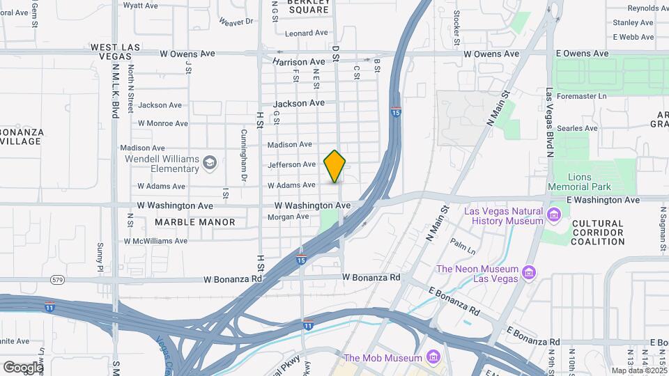 405 W Adams Ave Map and Location Details