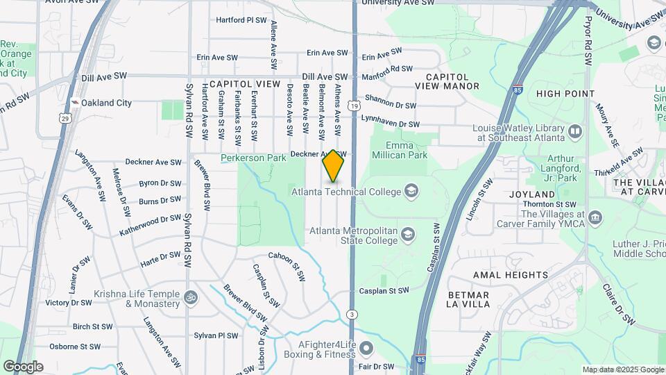 1557 Athens Ave SW Mapa y Detalles de la Ubicación