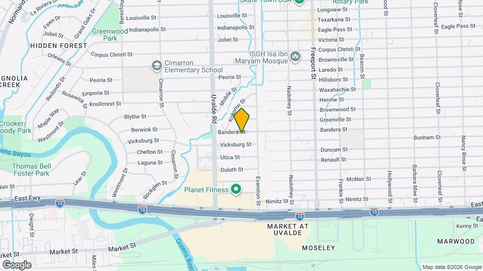 13510 Bandera St Map and Location Details