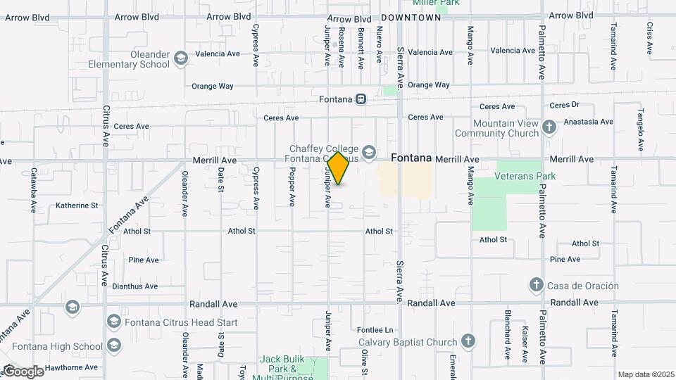 8985 Juniper Ave Map and Location Details