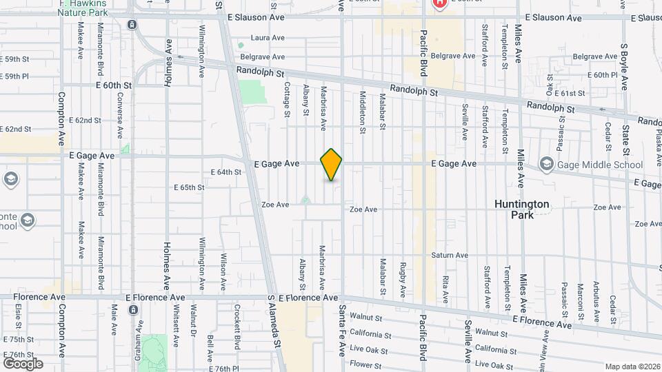 6510 Marbrisa Ave, Unit B Map and Location Details