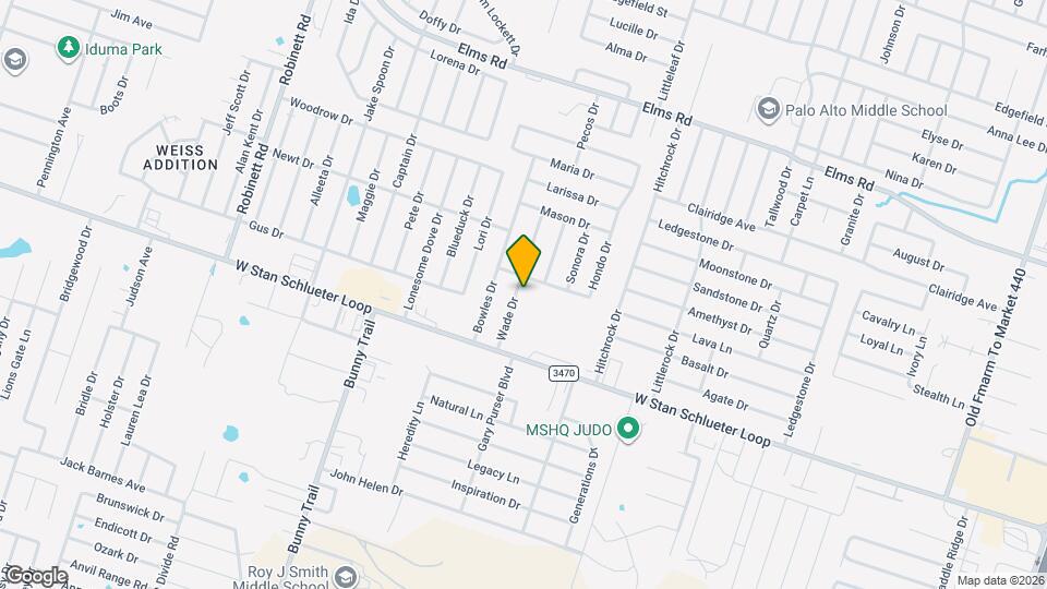 4508 Wade Dr Map and Location Details