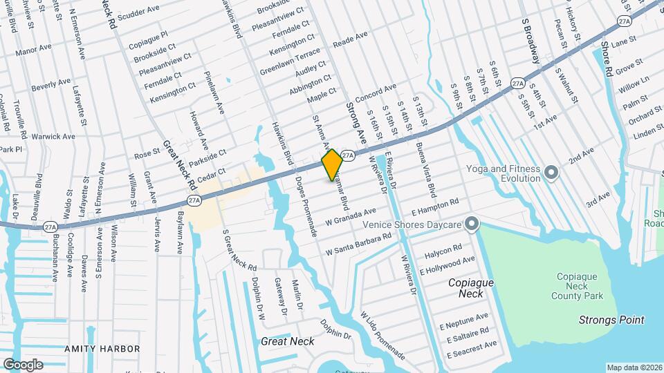 116 W Belle Terre Ave Map and Location Details