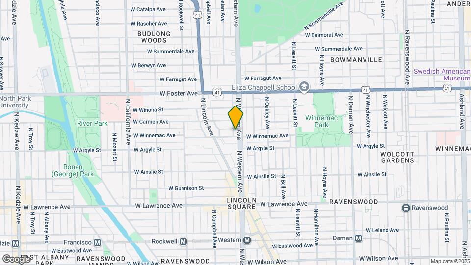 5034 N Western Ave, Unit 3 Map and Location Details