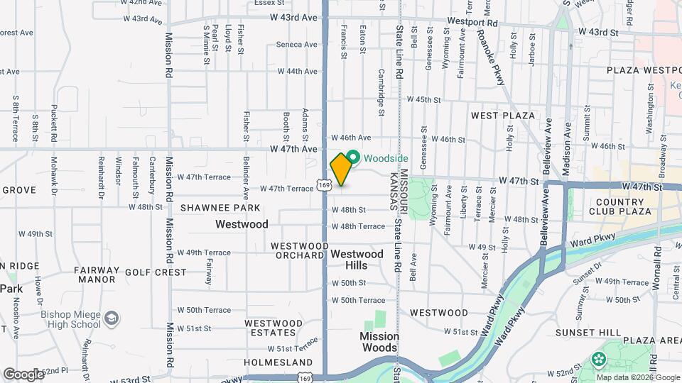 2202 W 47th Ter Mapa y Detalles de la Ubicación