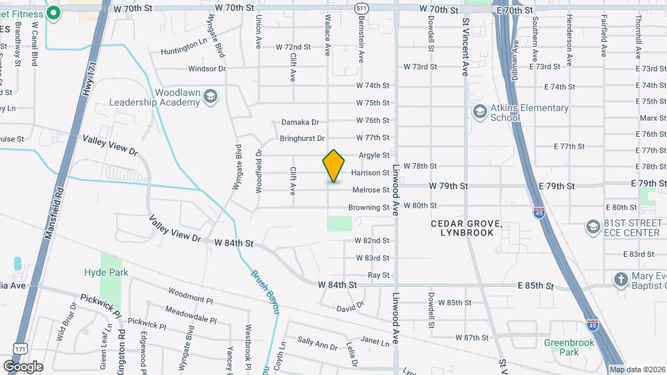 544 Melrose St Map and Location Details