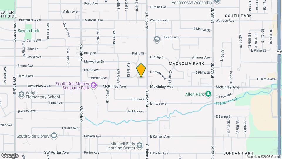 4701 SW 2nd St Map and Location Details