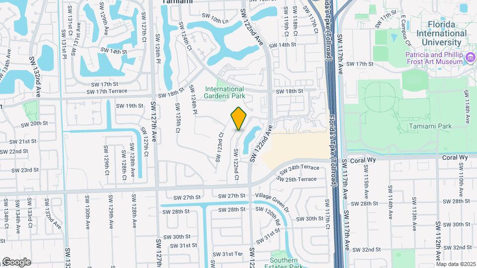 2220 SW 122nd Ct Map and Location Details