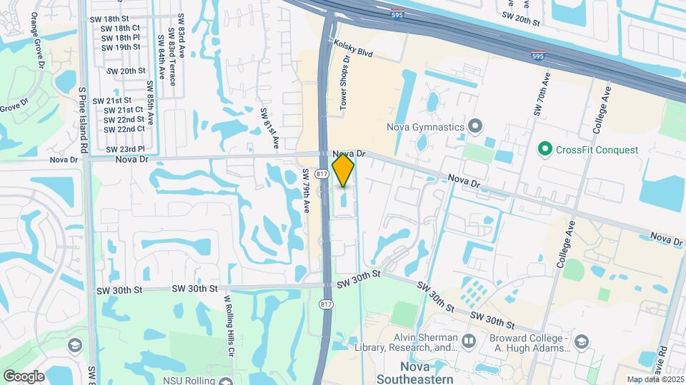 2600 S University Dr Map and Location Details
