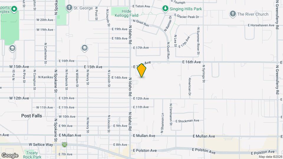1399 N Brady St Map and Location Details