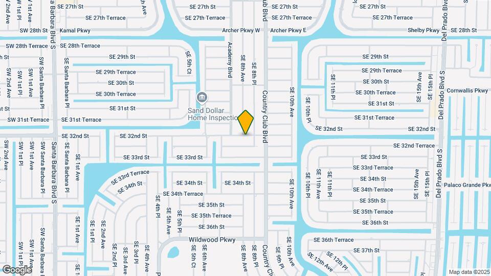802 SE 32nd St Map and Location Details