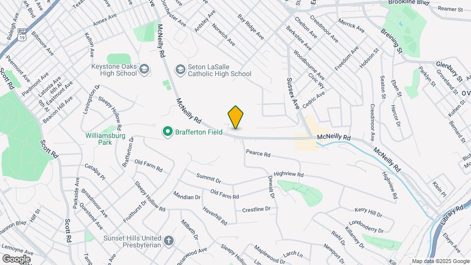 882 McNeilly Rd Map and Location Details