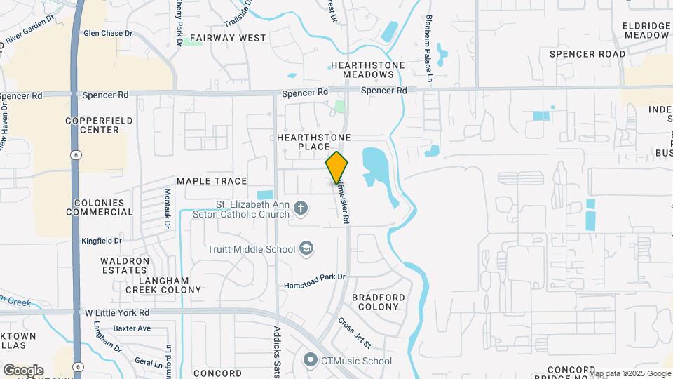 6802 Hertford Park Dr Map and Location Details