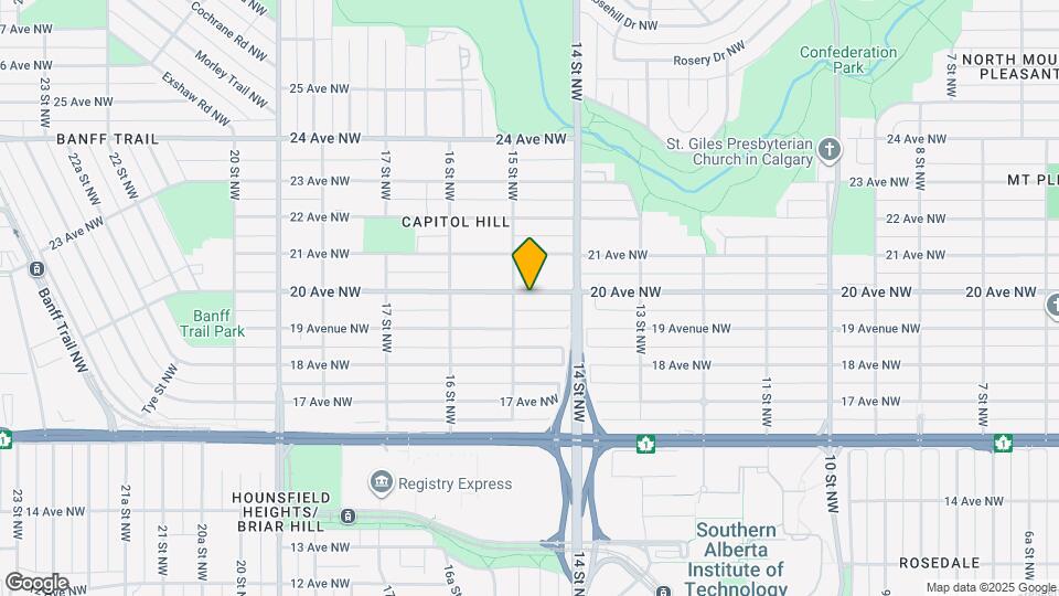 1531 20 Av NW Map and Location Details