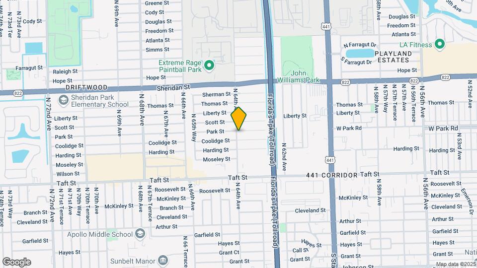 6390 Park St Map and Location Details