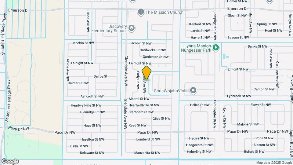 1043 Fairplay Ave NW Map and Location Details