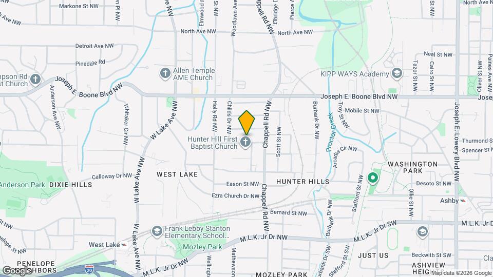 1441 Andrews St NW Map and Location Details