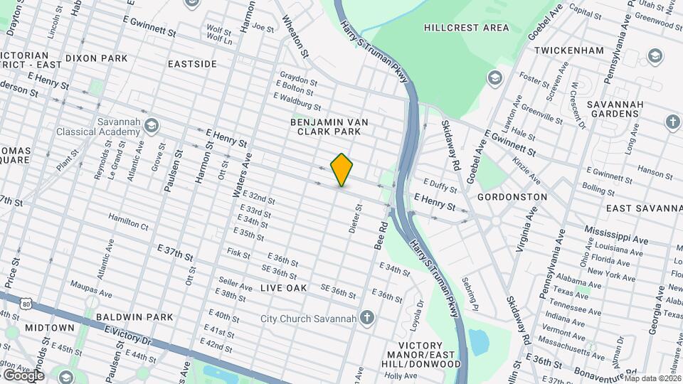 1403 E Anderson St Mapa y Detalles de la Ubicación