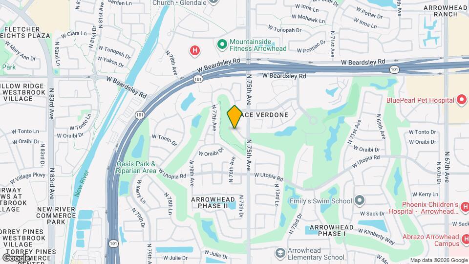 7535 W Sequoia Dr Map and Location Details