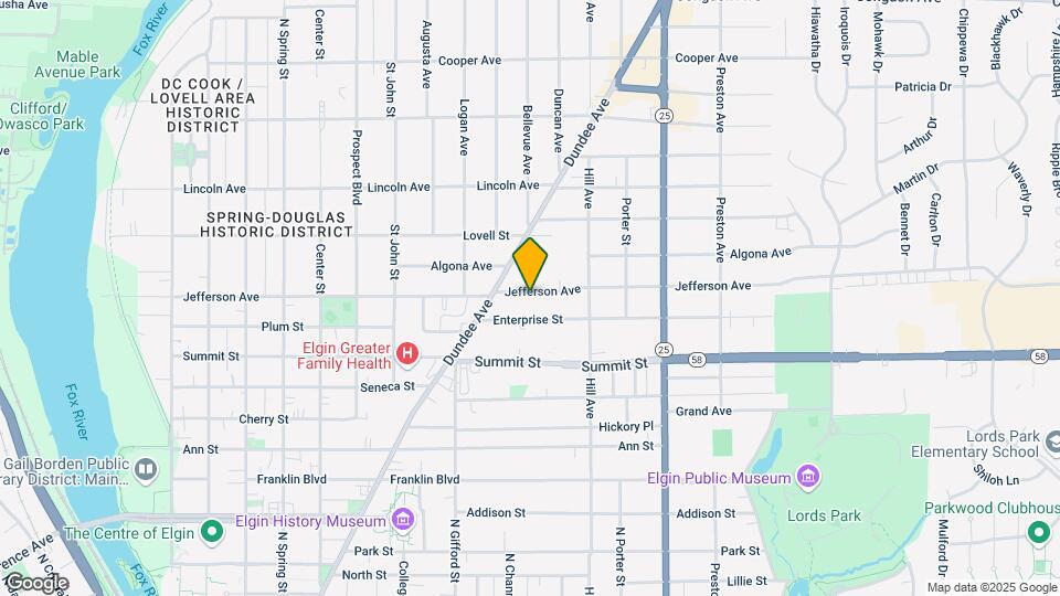 443 Jefferson Ave Map and Location Details