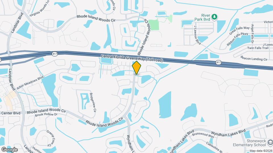 2034 Meadow Pond Way Map and Location Details