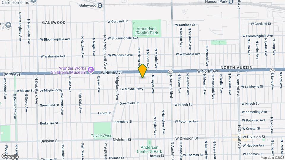 1221 Hayes Ave Map and Location Details