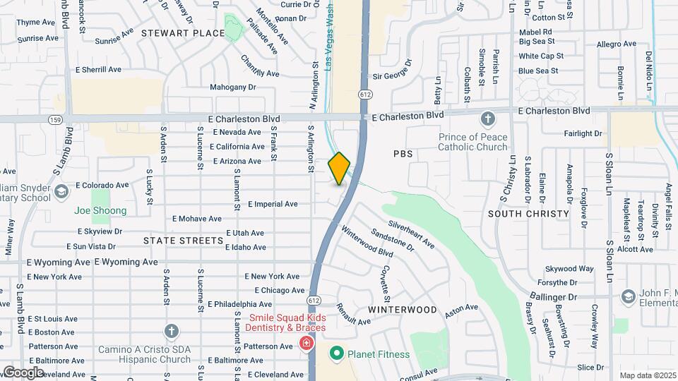 1405 S Nellis Blvd Map and Location Details
