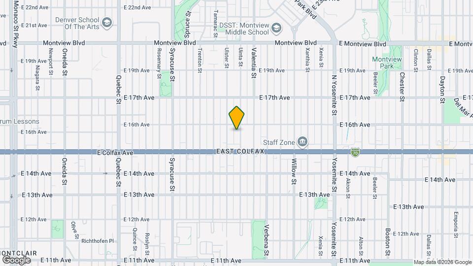 1551 Uinta St Map and Location Details