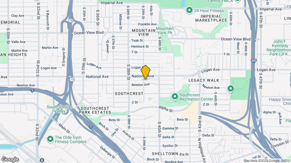 1035 S 39th St Map and Location Details