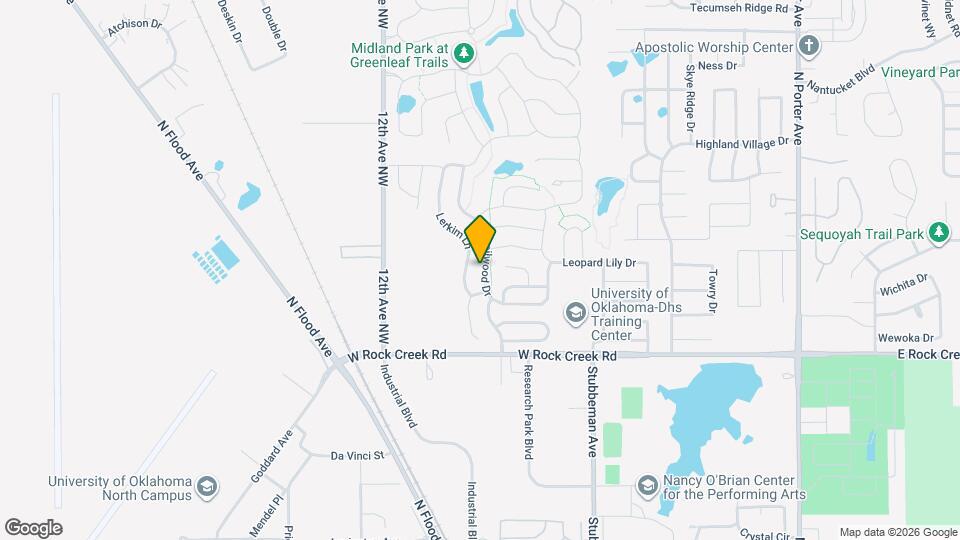 2622 Trailwood Dr Map and Location Details