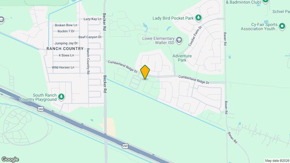 17219 Bluebonnet Creek Trl Map and Location Details