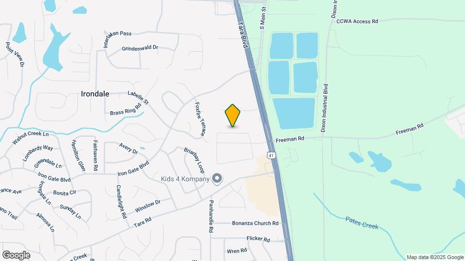 1950 Old Dogwood Map and Location Details