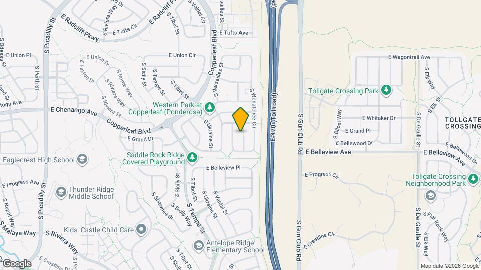 5015 S Wenatchee St Map and Location Details