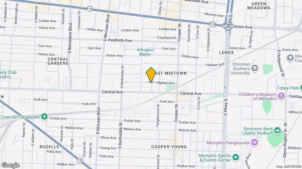 2027 Higbee Ave Map and Location Details