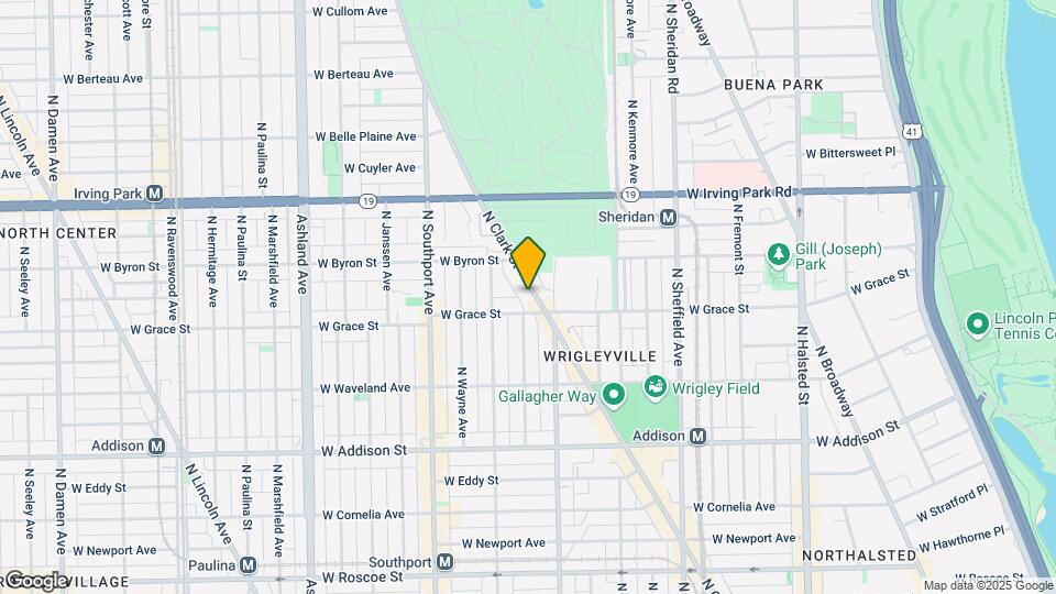 3822 N Clark St Map and Location Details