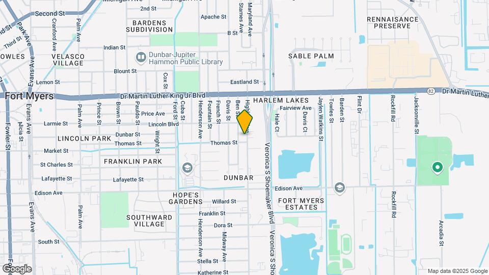 2378 Highland Ave Map and Location Details