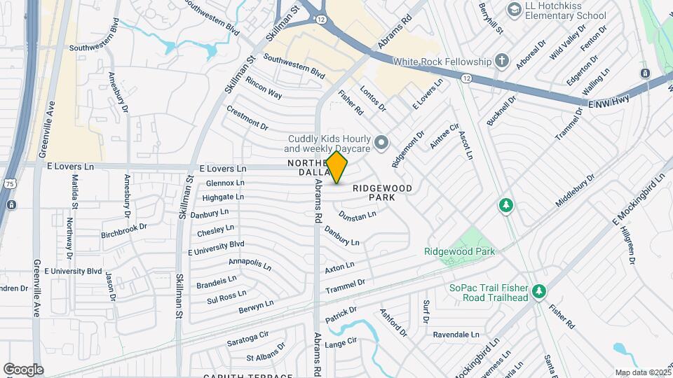 6426 Glennox Ln Map and Location Details