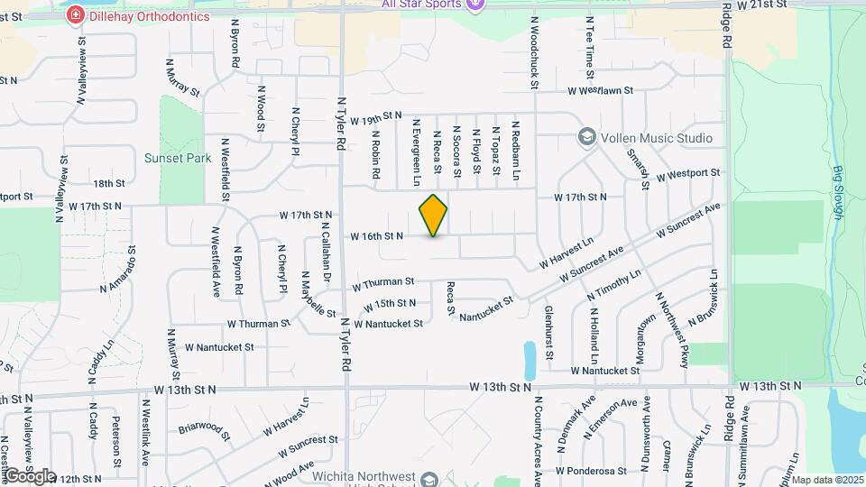 8405 W 16th St N Map and Location Details