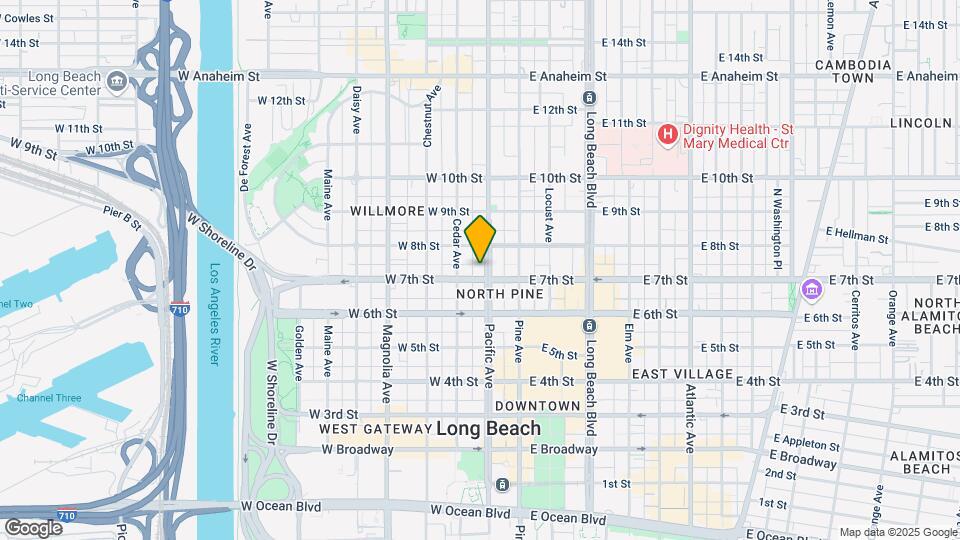 215 W. 7th Map and Location Details