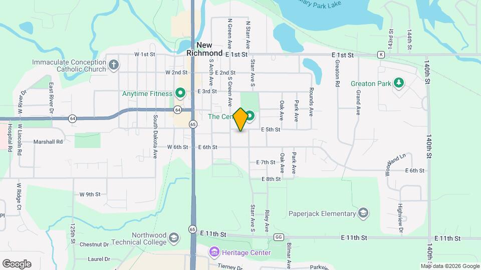 332 E 5th St Map and Location Details