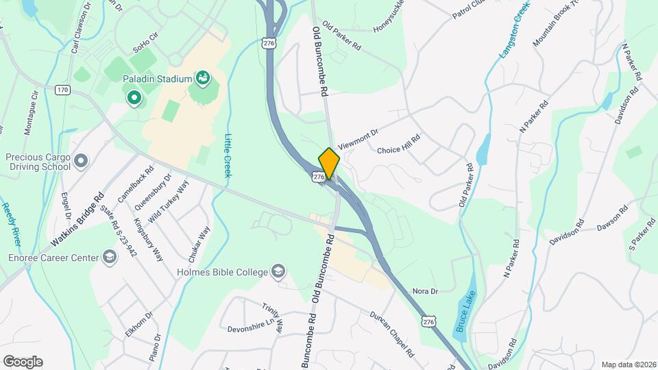 Poinsett House Apt for Seniors Mapa y Detalles de la Ubicación