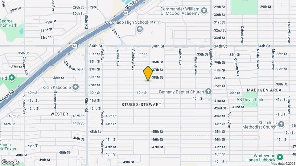 4802 39th St Map and Location Details