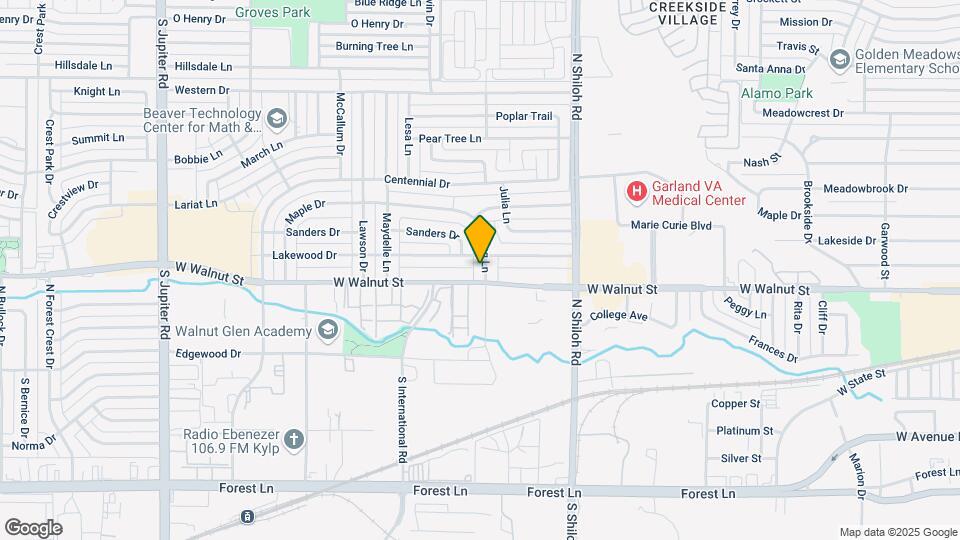 505 King Ln Map and Location Details