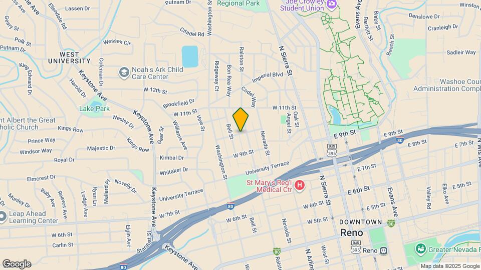 550 W 10th St Map and Location Details